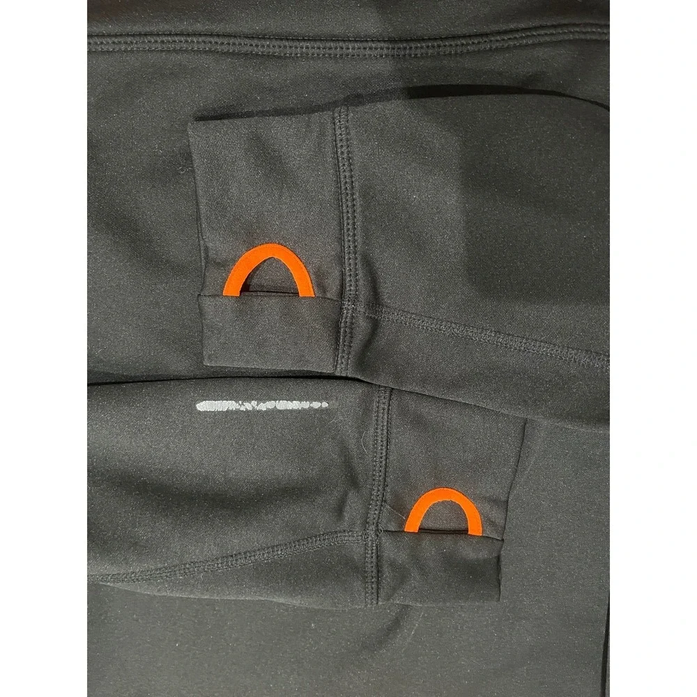 Polo‎ Sport Ralph Lauren Kids XL Black Orange Performance Hoodie Sweatshirt
